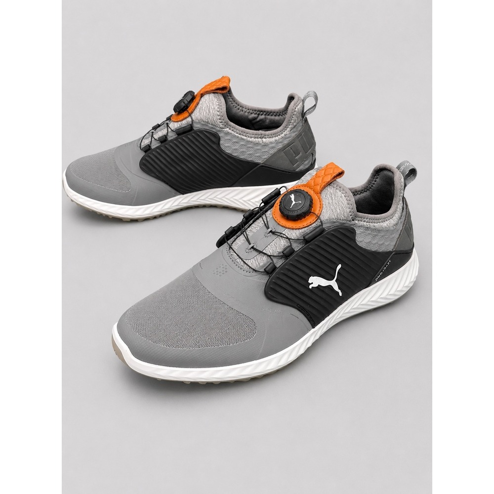 Puma Ignite PWARADAPT Caged Golf Shoes Men's 9.5 Cleat Spiked Grip Gray